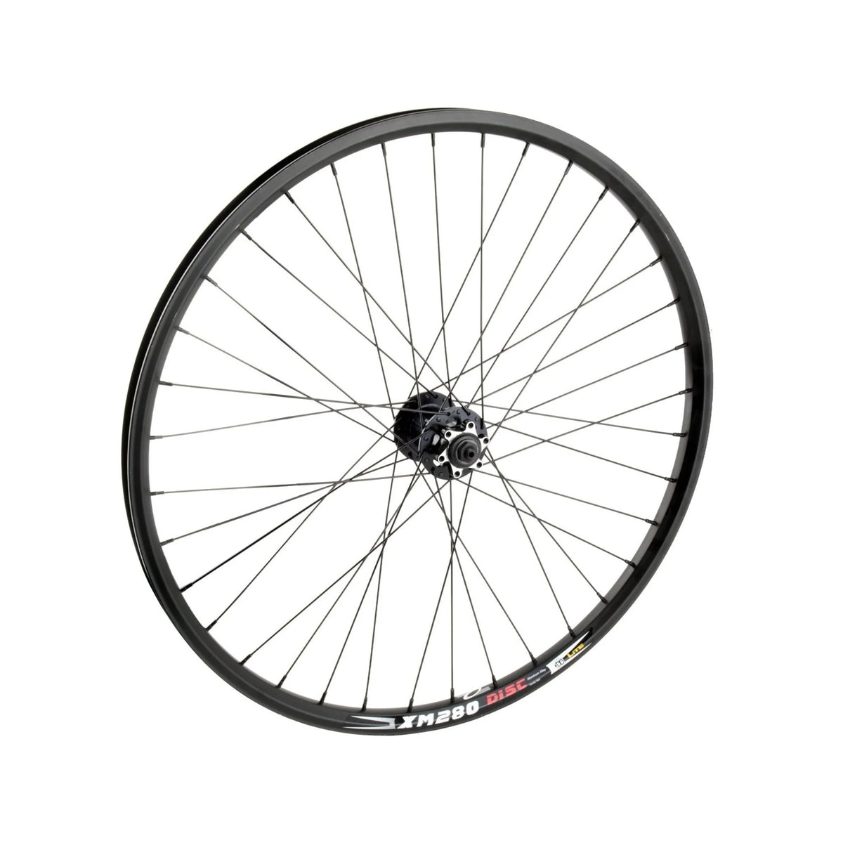 Basic Replacement Wheelmaster 26" Alloy Mountain Disc Double Wall - 6 Bolt, QR (Bicycle Wheels) – detail angle