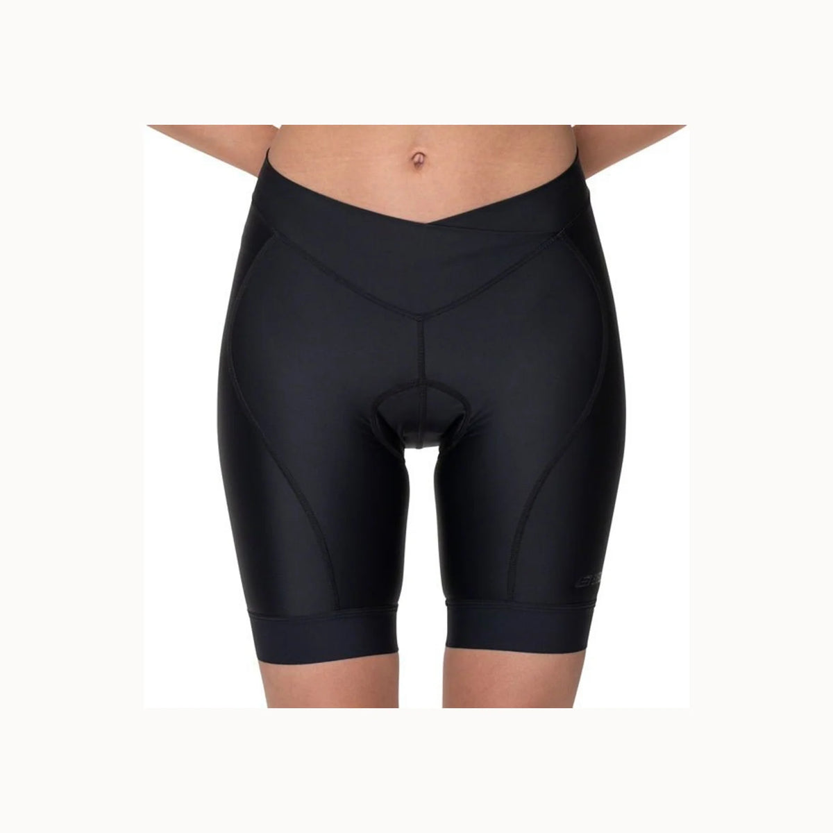 Bellwether Axiom Cycling Shorts - Black, Women's, Large – detail angle