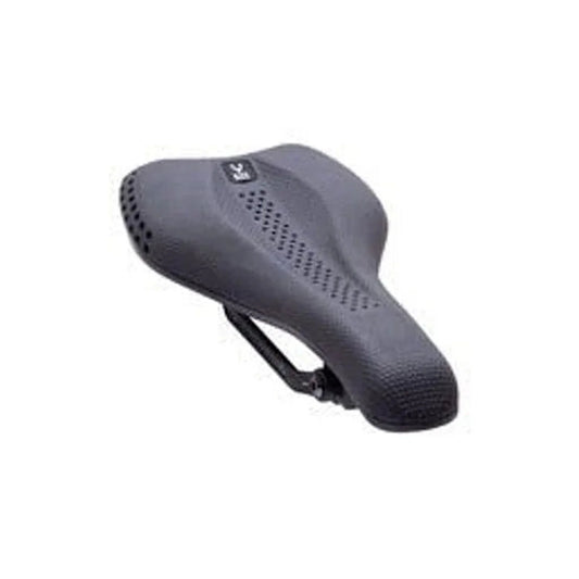 Bike Yoke Sagma 3D Saddle, 142 - Black (Bicycle Saddles) – front profile