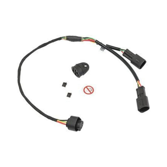 Bosch Dual Battery Y-Adapter - 515/430mm cable, Charging Socket, eBike System 2 (Ebike Battery Cables) – studio product photo