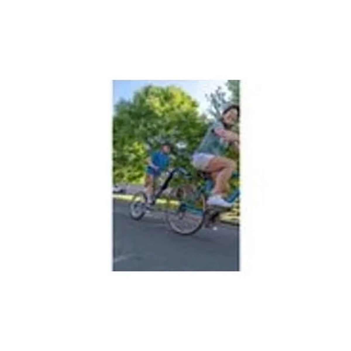 Burley Kazoo Trailercycle - Single-Speed, Blue (Bicycle Child Seats) – close-up detail
