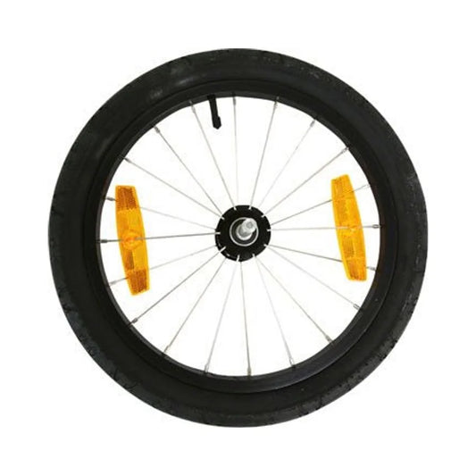 Burley Replacement Wheel: 16", Alloy, Push Button Axle (Bicycle Wheels) – studio product photo