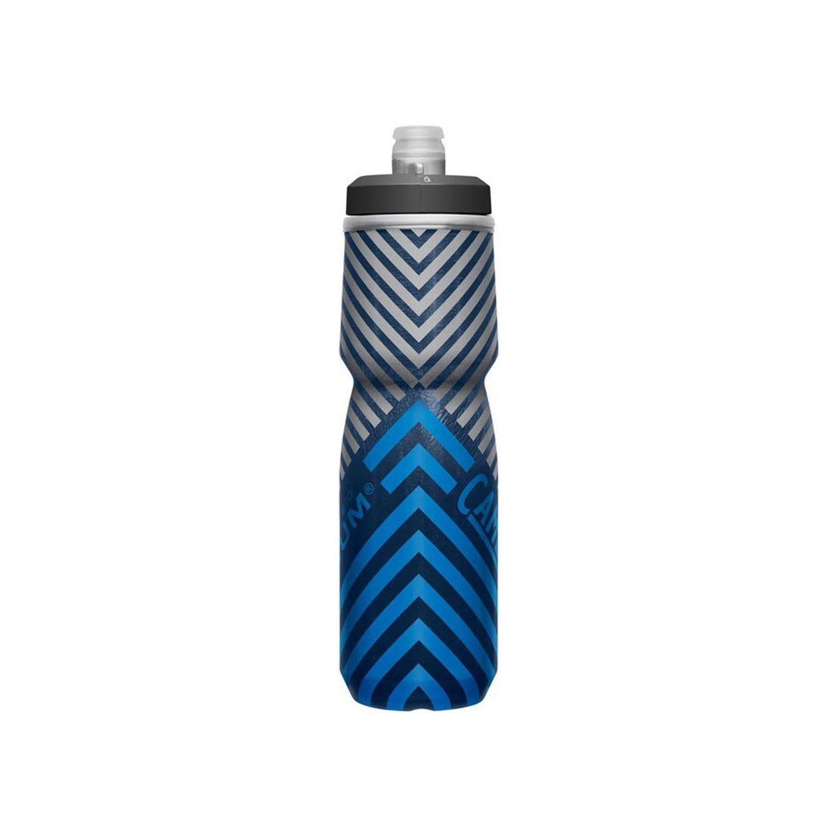 Camelbak Podium Chill OD Water Bottle - Insulated, 24oz, Navy Stripe (Water Bottles) – showcase image