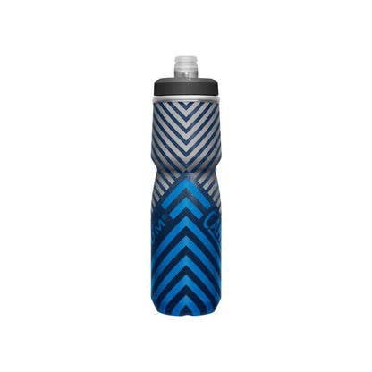 Camelbak Podium Chill OD Water Bottle - Insulated, 24oz, Navy Stripe (Water Bottles) – showcase image
