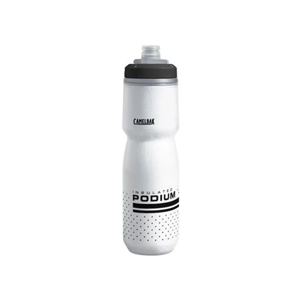 Camelbak Podium Chill Water Bottle: 24oz, White/Black (Water Bottles) – studio product photo