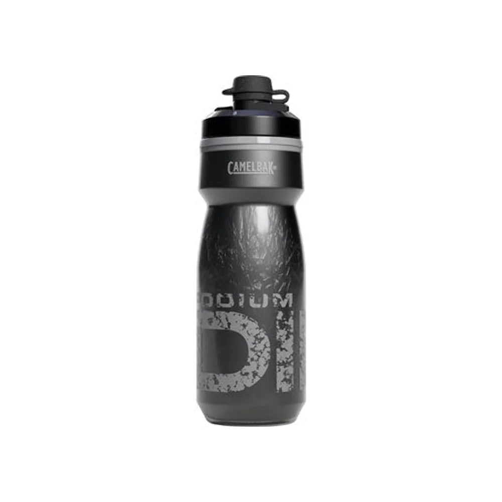 Camelbak Podium Dirt Chill Water Bottle - Asphalt, 21oz (Water Bottles) – studio product photo