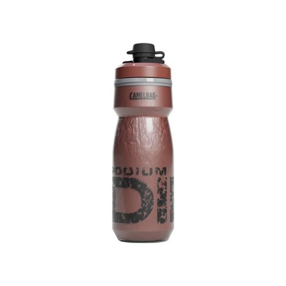 Camelbak Podium Dirt Chill Water Bottle - Sierra Red, 21oz (Water Bottles) – studio product photo