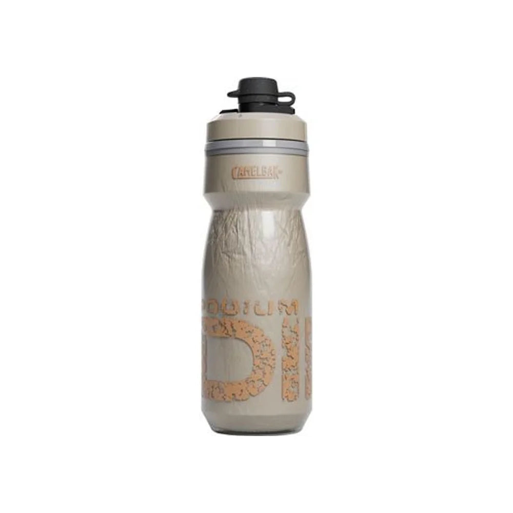 Camelbak Podium Dirt Chill Water Bottle - Stone, 21oz (Water Bottles) – studio product photo