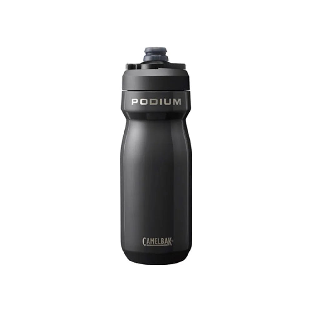 Camelbak Podium Steel Water Bottle - 18oz, Black (Water Bottles) – studio product photo