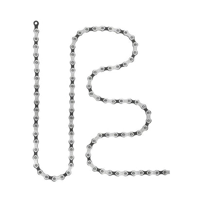 Campagnolo EKAR Chain - 13-Speed, 117 Links, Silver, With C-Link (Bicycle Chains) – detail angle
