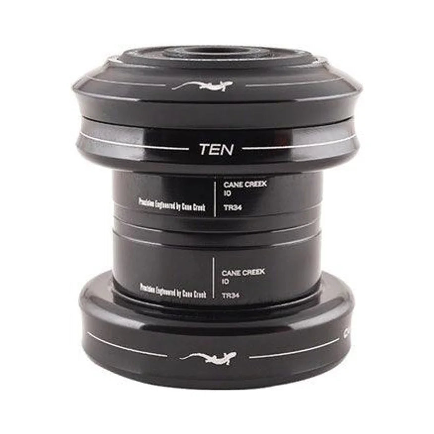 Cane Creek 10 Series Complete Headset, EC34/28.6mm Upper and EC34/30.0mm Lower (Bicycle Headsets) – studio product photo