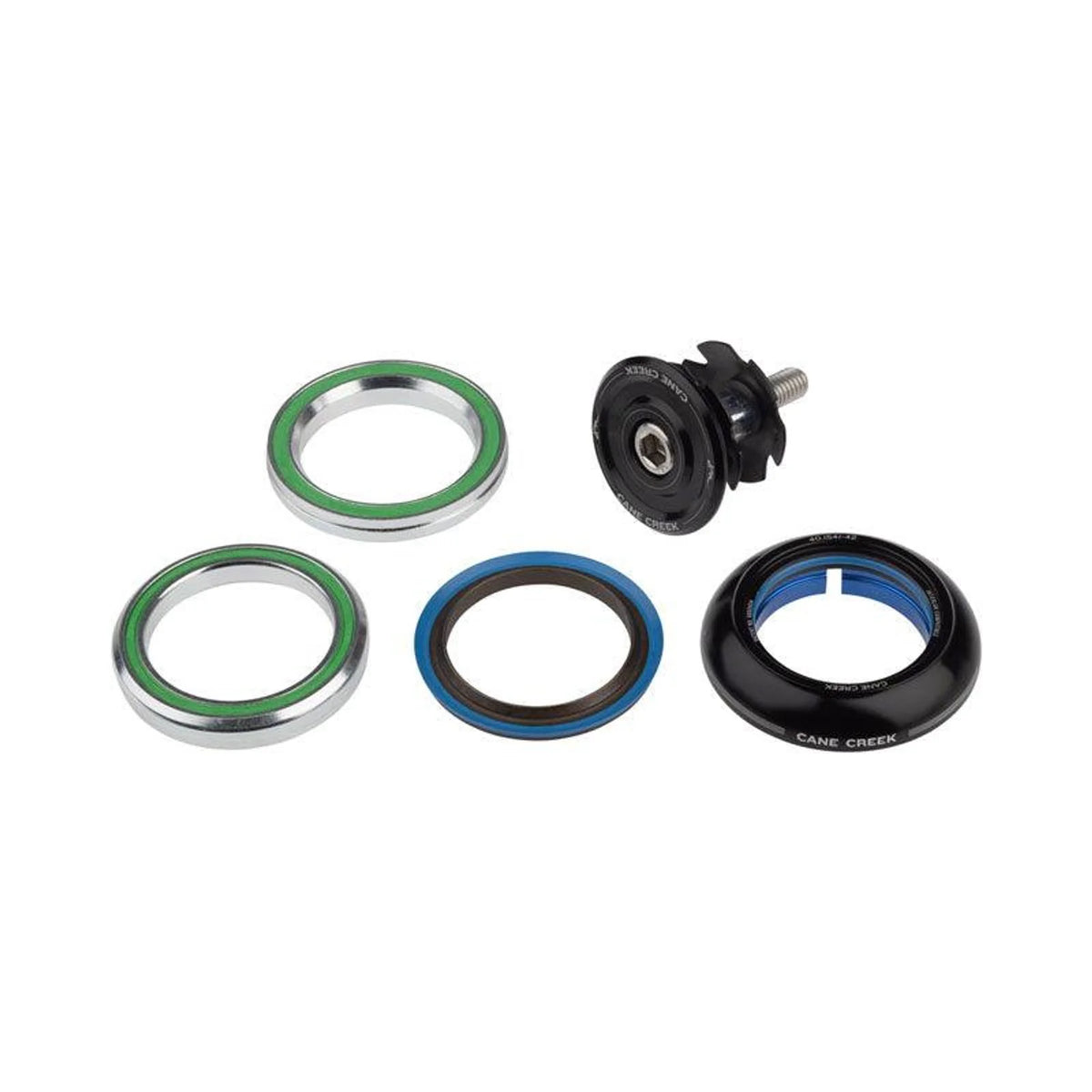 Cane Creek 40 IS42/28.6 / IS42/30 Short Cover Headset Black (Bicycle Headsets) – product view