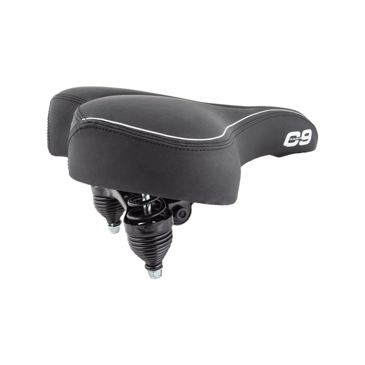 Cloud-9 Cruiser Sofa Saddle - Multi-Stage Foam, Soft Touch Vinyl (Bicycle Saddles) – front profile