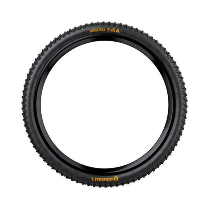Continental Argotal Tire - 27.5 x 2.40, Tubeless, Folding, Black, Soft, Downhill Casing, E25 (Bicycle Tires) – detail angle