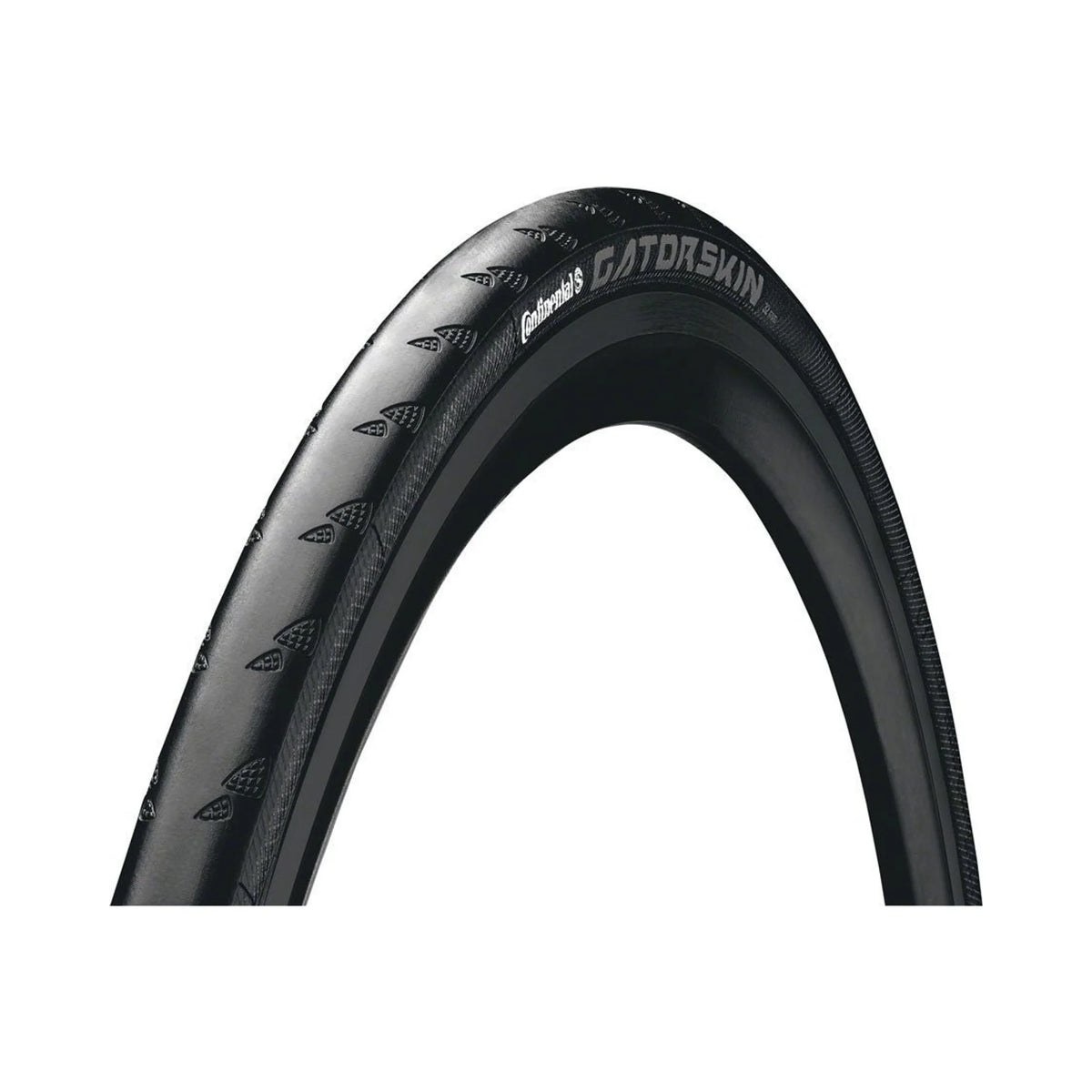 Continental Gatorskin Tire - 700 x 25, Clincher, Folding, Black, PolyX Breaker, BlackEdition (Bicycle Tires) – studio