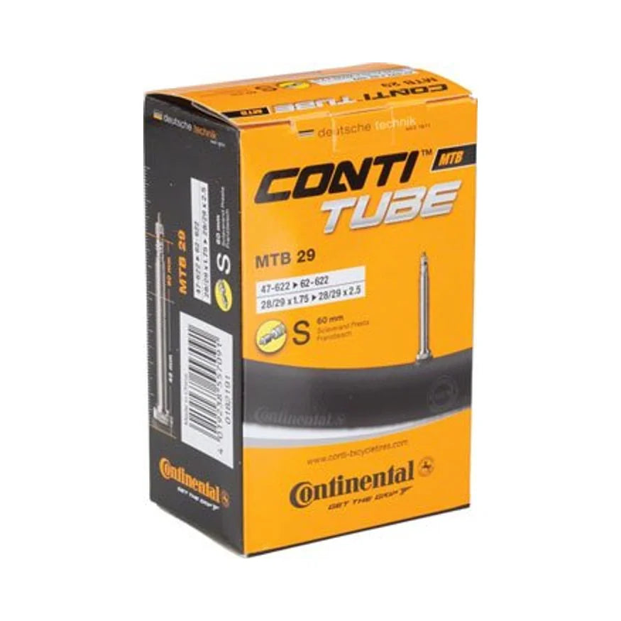 Continental Standard Tube - 29 x 1.75 - 2.5, 60mm Presta Valve (Bicycle Tubes) – studio product photo