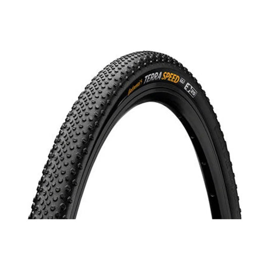 Continental Terra Speed Tire - 700 x 40, Tubeless, Folding, Black, BlackChili, ProTection, E25 (Bicycle Tires) – close-up