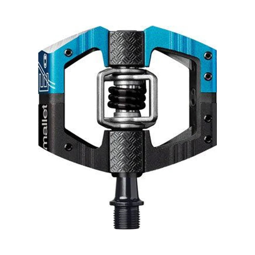 Crank Brothers Mallet Enduro Pedals - Dual Sided Clipless with Platform, Aluminum, 9/16", Blue/Black, Long Spindle – Crank Brothers Mallet Enduro Pedals - Dual Sided Clipless with Platform, Aluminum, 9/16", Blue/Black, Long Spindle (Bicycle