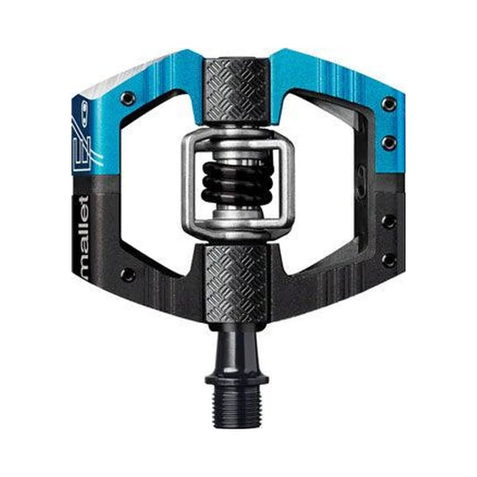 Crank Brothers Mallet Enduro Pedals - Dual Sided Clipless with Platform, Aluminum, 9/16", Blue/Black, Long Spindle – Crank Brothers Mallet Enduro Pedals - Dual Sided Clipless with Platform, Aluminum, 9/16", Blue/Black, Long Spindle (Bicycle