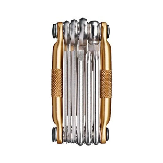 Crank Brothers Multi 10 Tool: Gold (Bike Multi-Tool) – studio product photo