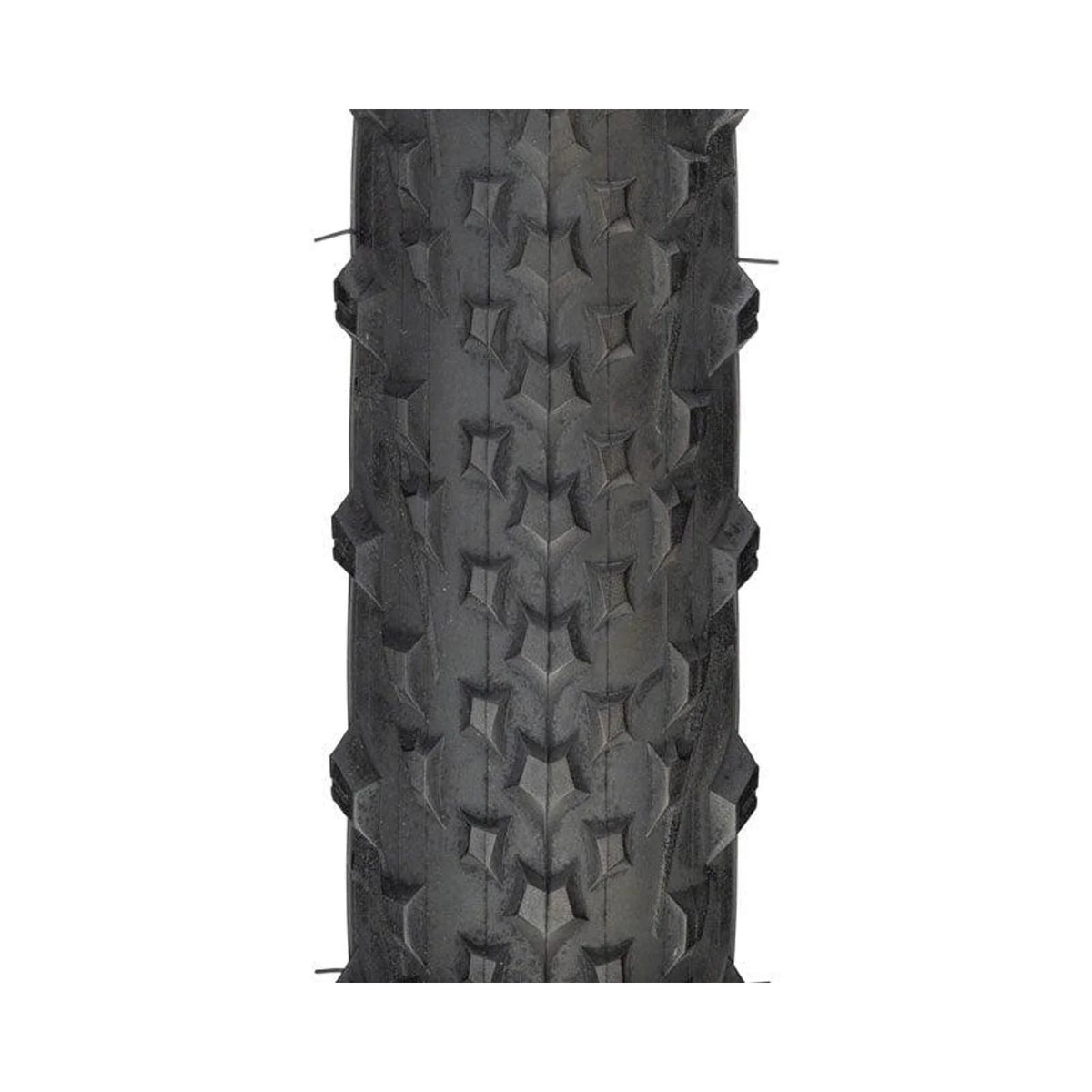CST Fringe Tire - 20 x 2.8, Clincher, Wire, Black (Bicycle Tires) – front profile