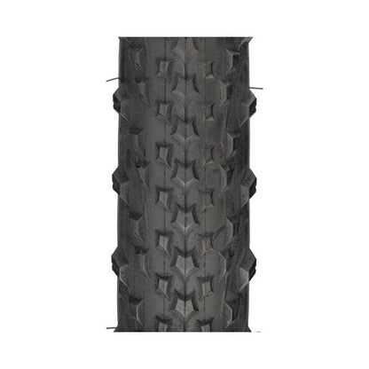 CST Fringe Tire - 20 x 2.8, Clincher, Wire, Black (Bicycle Tires) – front profile