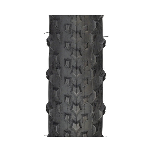 CST Fringe Tire - 24 x 2.8, Clincher, Wire, Black (Bicycle Tires) – studio photo