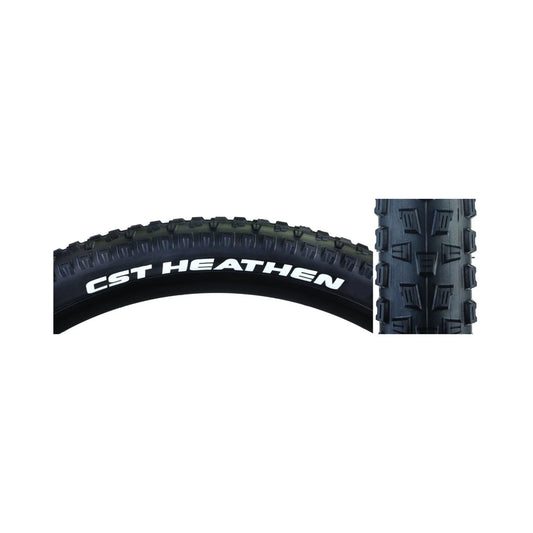 CST Heathen Dual Wire Tire 26'' / 559 x 2.25'' Black (Bicycle Tires) – studio product photo