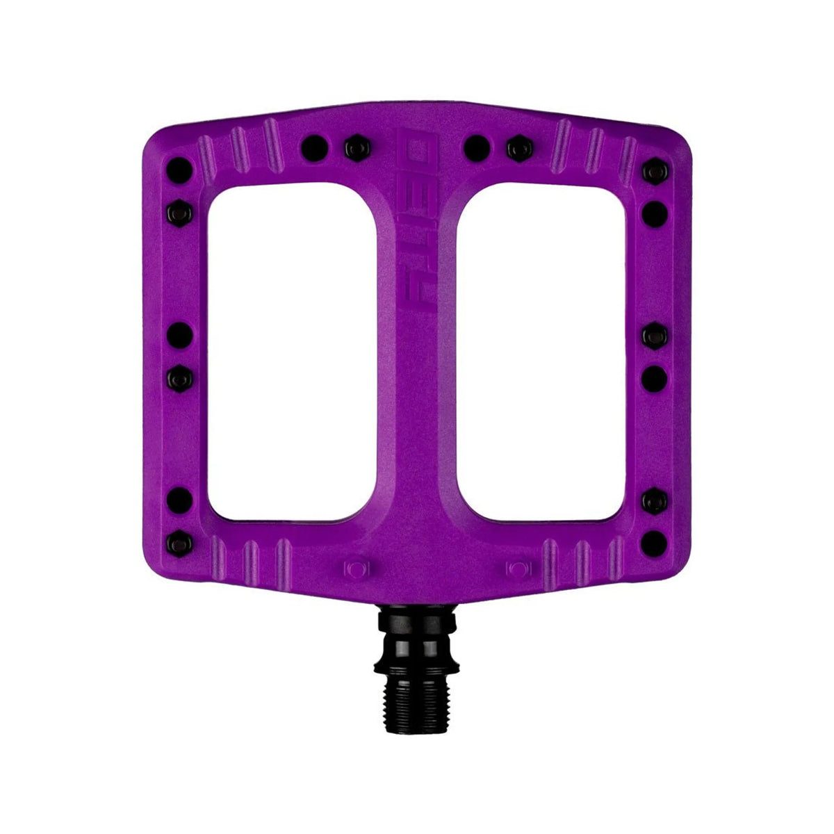 DEITY Deftrap Pedals - Platform, Composite, 9/16", Purple (Bicycle Pedals) – studio product photo