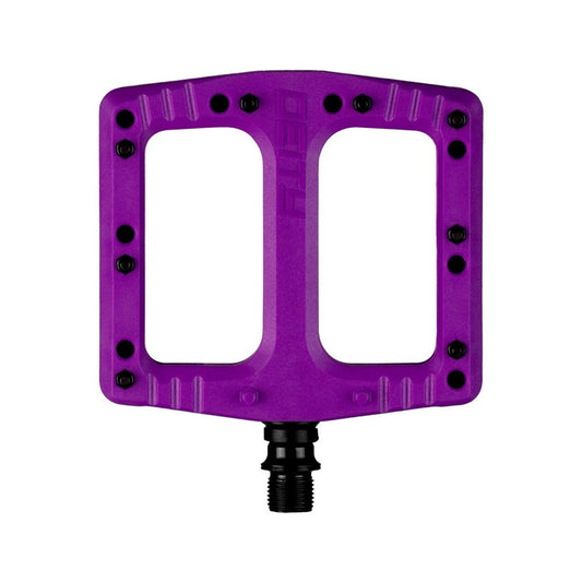 DEITY Deftrap Pedals - Platform, Composite, 9/16", Purple (Bicycle Pedals) – studio product photo
