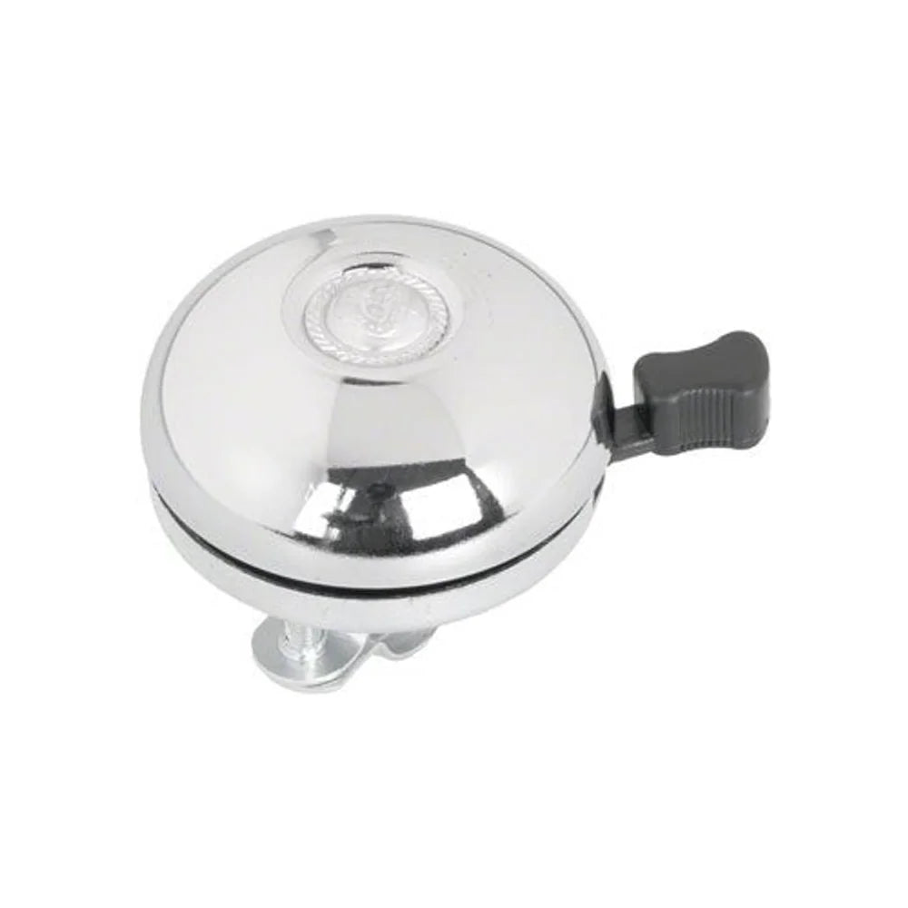 Dimension Classic Chrome Bell with Crown Emblem (Bicycle Bells & Horns) – studio product photo