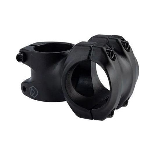 Dimension Trail Stem - 40mm, 35.0 Clamp, +/-0, 1 1/8", Aluminum, Black (Bicycle Stems) – close-up detail