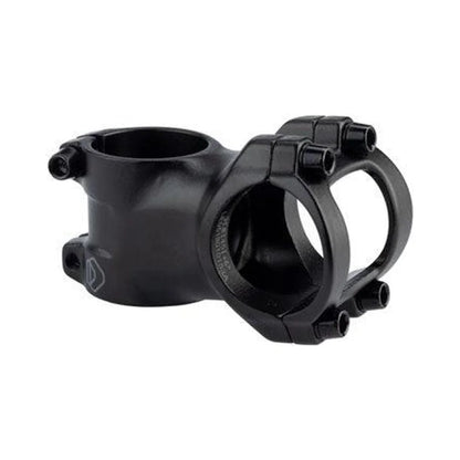 Dimension Trail Stem - 45mm, 31.8 Clamp, +/-6, 1 1/8", Aluminum, Black (Bicycle Stems) – front profile
