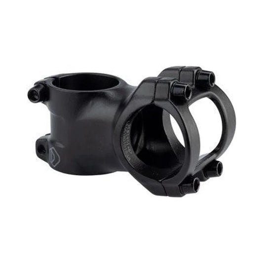 Dimension Trail Stem - 45mm, 31.8 Clamp, +/-6, 1 1/8", Aluminum, Black (Bicycle Stems) – front profile