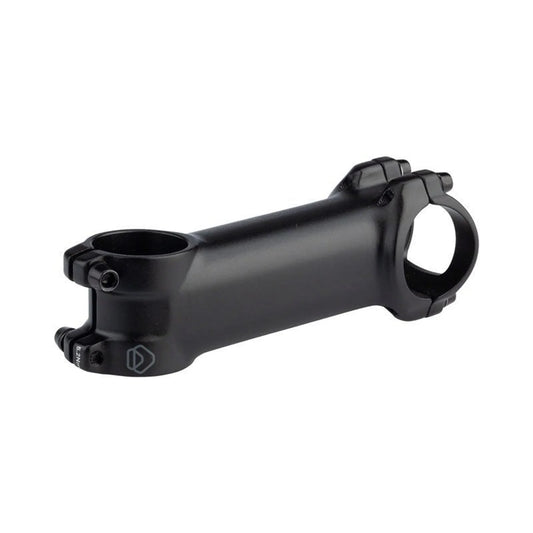Dimension Trail Stem - 90mm, 31.8 Clamp, +/-6, 1 1/8", Aluminum, Black (Bicycle Stems) – close-up detail