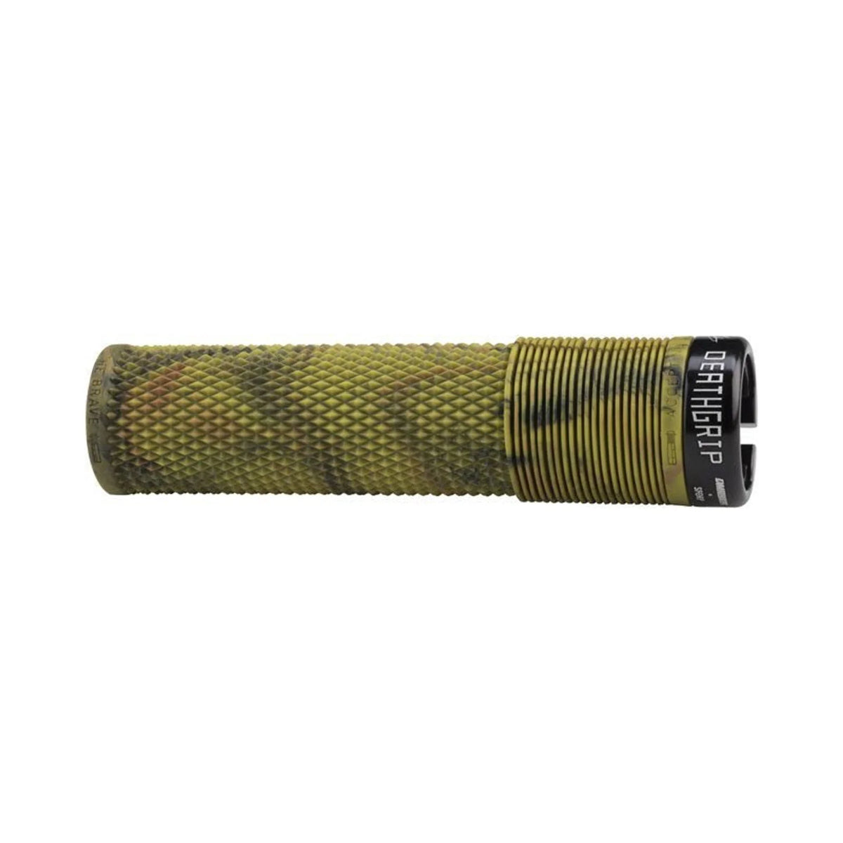 DMR DeathGrip Flangeless Grips - Thick, Lock-On, Camo (Bicycle Handlebar Grips) – detail angle