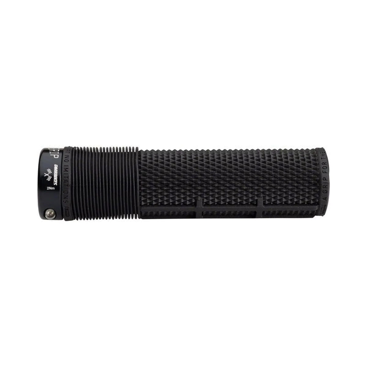 DMR DeathGrip Race Edition Grips - Thick, Flangeless, Lock-On, Black (Bicycle Handlebar Grips) – close-up detail