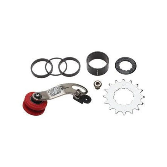 DMR STS Chain Tensioner and Cassette Spacer Combo Kit, Stainless Steel Silver (Bicycle Cassettes & Freewheels) – studio