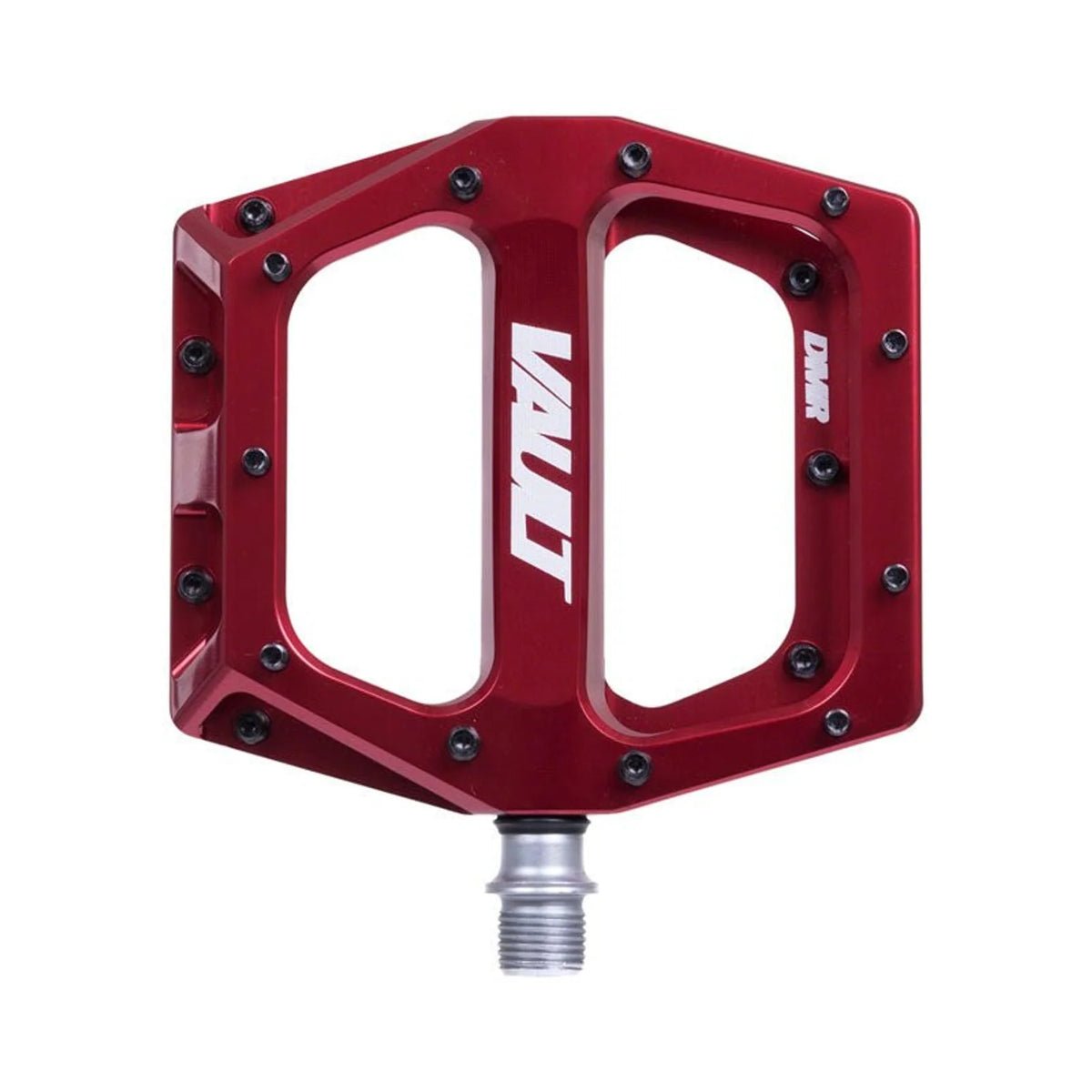 DMR Vault Pedals - Platform, Aluminum, 9/16", Deep Red (Bicycle Pedals) – showcase image