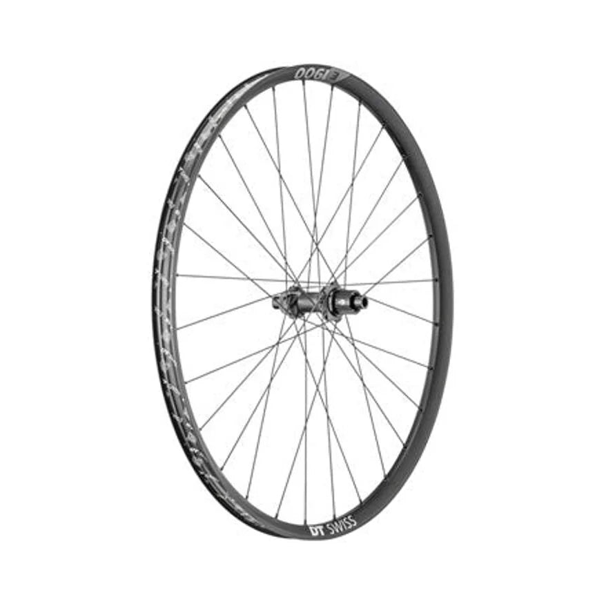 DT Swiss E 1900 Spline 30 Rear Wheel - 29", 12 x 148mm, Center-Lock, Micro Spline, Black (Bicycle Wheels) – studio product
