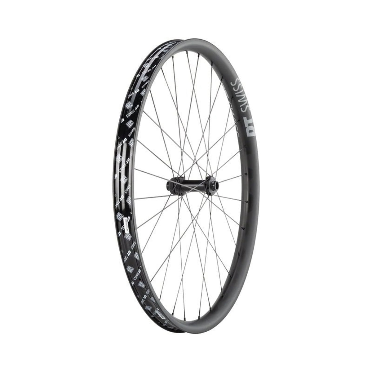 DT Swiss EXC 1200 Spline 35 Front Wheel - 27.5", 15 x 110mm Boost, Center-Lock, Black (Bicycle Wheels) – showcase image