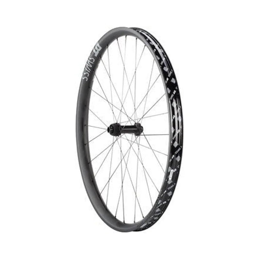 DT Swiss EXC 1200 Spline 35 Front Wheel - 27.5", 15 x 110mm Boost, Center-Lock, Black (Bicycle Wheels) – close-up detail
