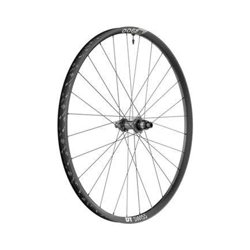 DT Swiss M 1900 Spline 30 Rear Wheel - 27.5", 12 x 148mm, Center-Lock, XD, Black (Bicycle Wheels) – studio product photo