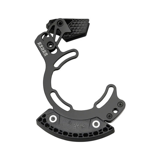 e*thirteen Vario Enduro Chainguide - 28-36t, Black (Chain Retention and Bashguards) – front profile