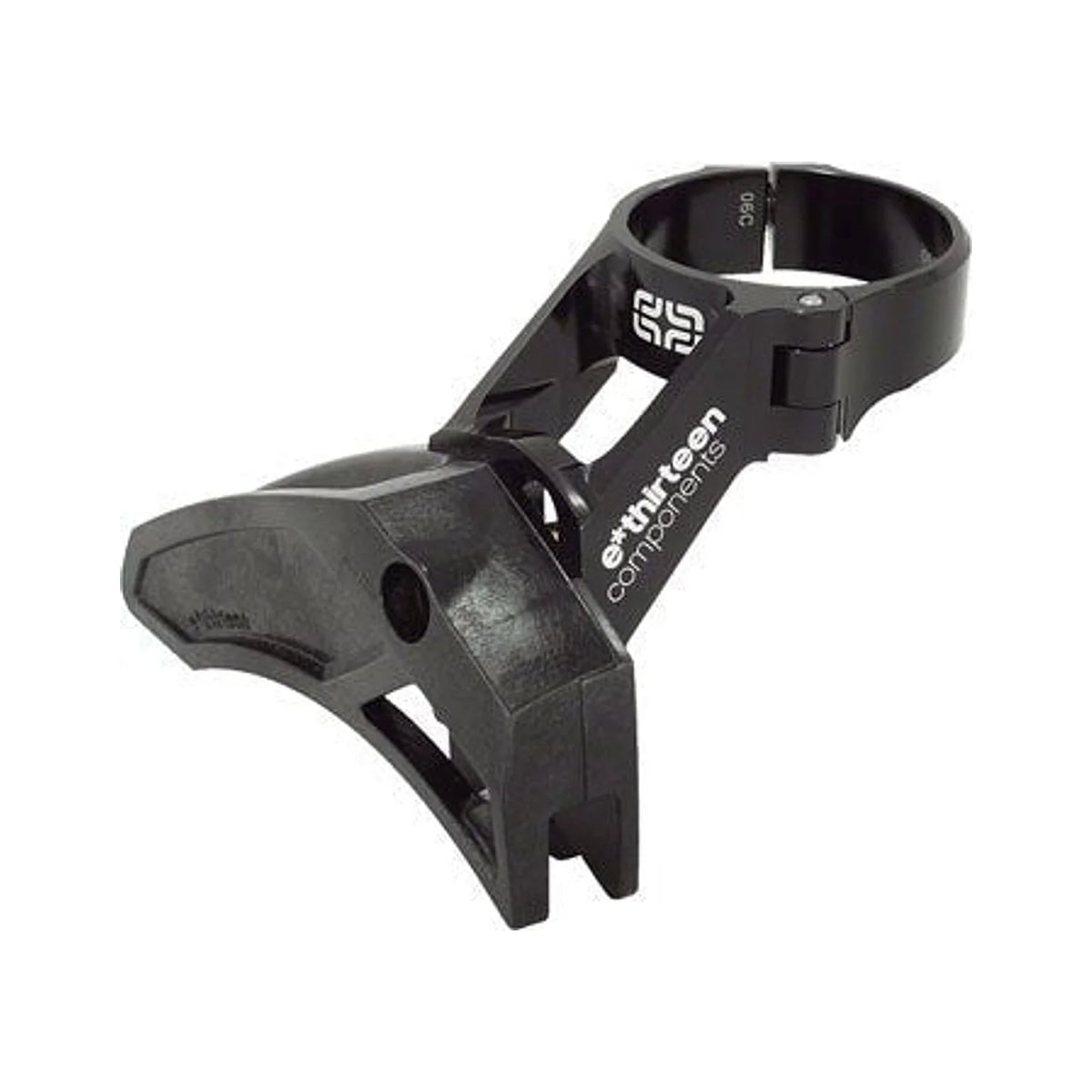 e*thirteen XCX 1x Chain Guide High Seat Tube Mount, Black (Chain Retention System) – studio product photo