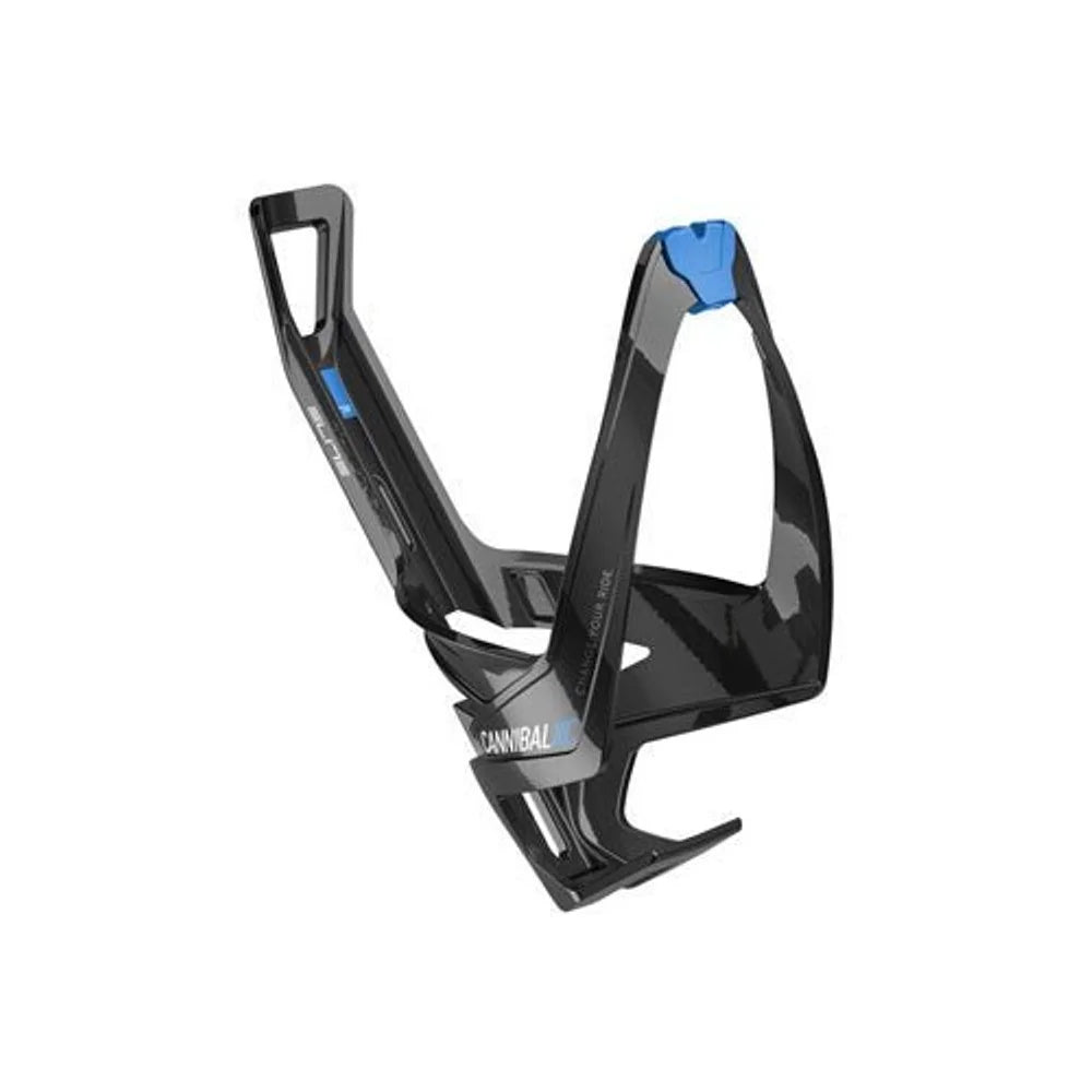 Elite SRL Cannibal XC Water Cage - Black/Blue (Water Bottle Cages) – studio product photo