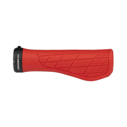 Ergon GA3 Grips - Risky Red, Lock-On, Small (Bicycle Handlebar Grips) – showcase image