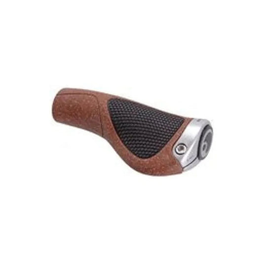 Ergon GP1 BioKork Grips, No Bar End, Small (Bicycle Handlebar Grips) – studio product photo