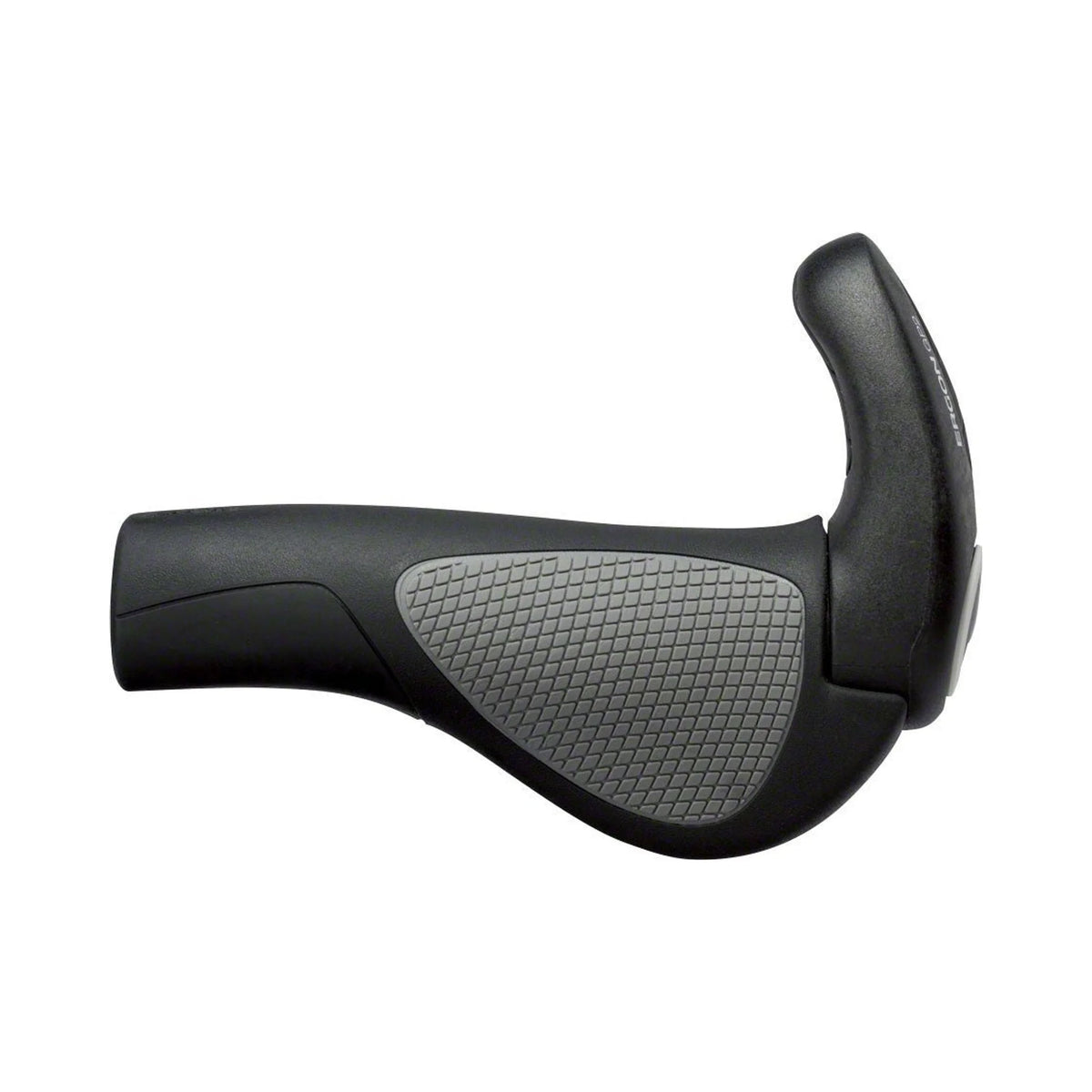 Ergon GP2 Grips - Black/Gray, Lock-On, Large (Bicycle Handlebar Grips) – studio product photo