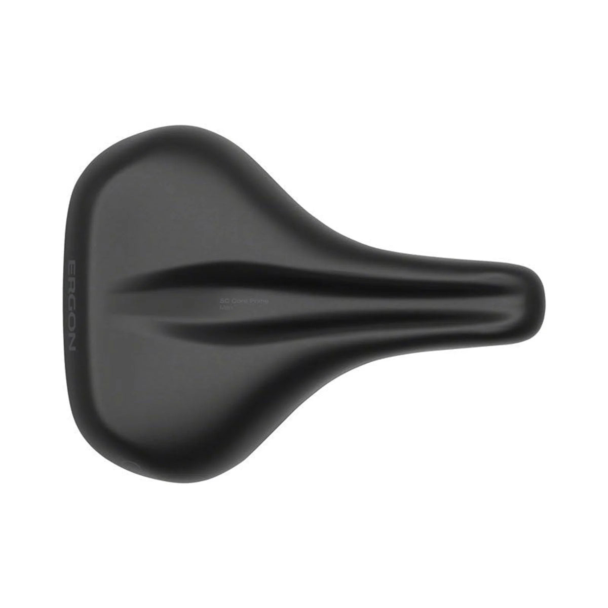 Ergon SC Core Prime Saddle - Black/Gray, Mens, Medium/Large (Bicycle Saddles) – close-up detail